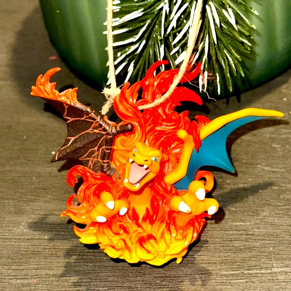 Pokemon Charizard Figurine Christmas Ornament